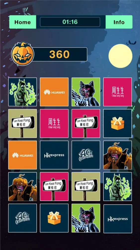 Monster Mash Matching Game Screenshots