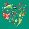 Spread the Love Christmas Stickers