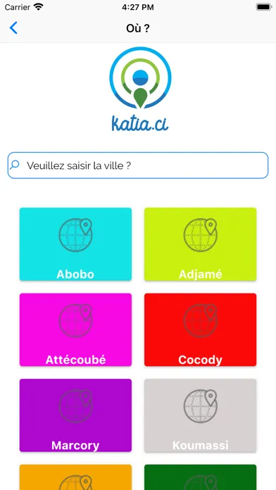 Katia.ci سکرین شاٹس