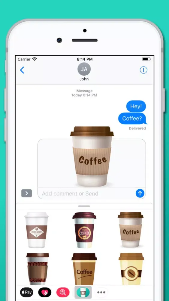 Capturas de pantalla de Coffee Cafe Stickers