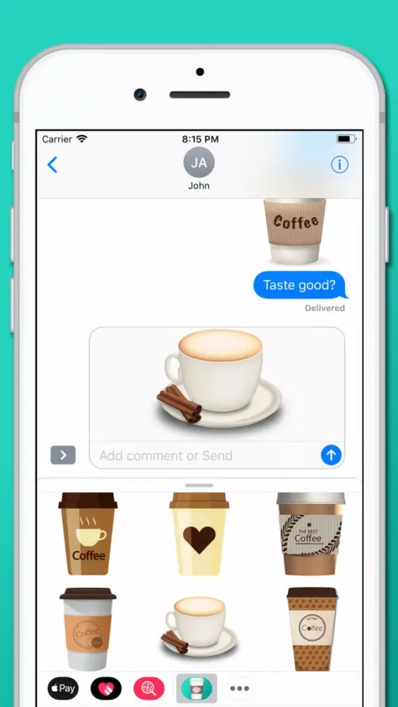 Capturas de pantalla de Coffee Cafe Stickers