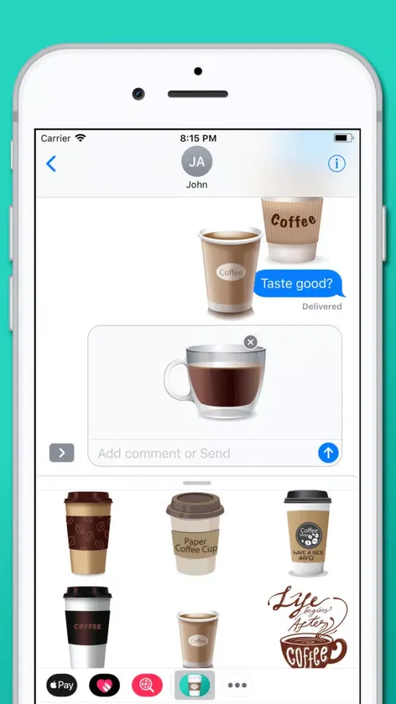 Capturas de pantalla de Coffee Cafe Stickers
