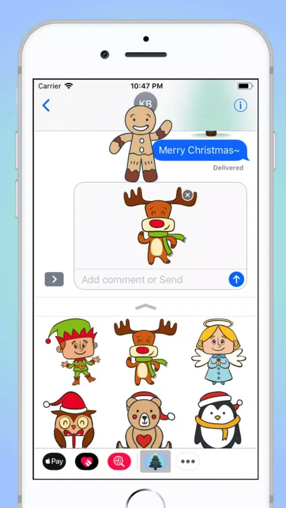Frozen Christmas Tree Sticker سکرین شاٹس