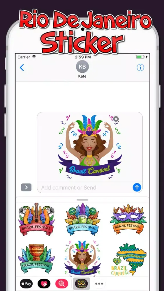 Rio De Janeiro Sticker Screenshots