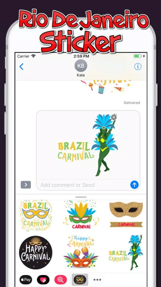 Rio De Janeiro Sticker Screenshots