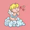Valentine's Cupid Sticker