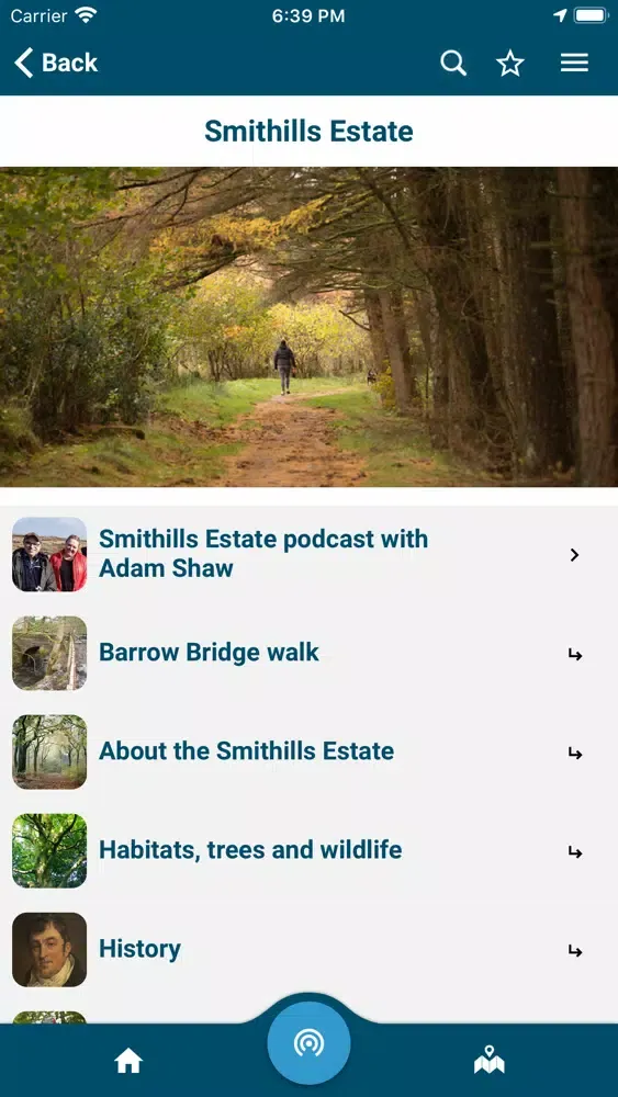 Woodland Trust visitor guides Screenshots