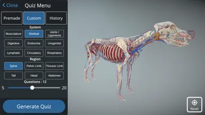 EasyAnatomy: 3D Canine Anatomy স্ক্রিনশট