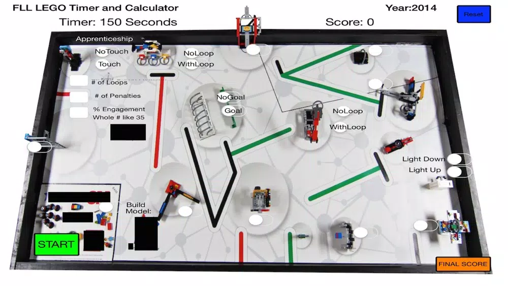 Captures d'écran de FLL 2014 Robot Game Timer and Score Keeper
