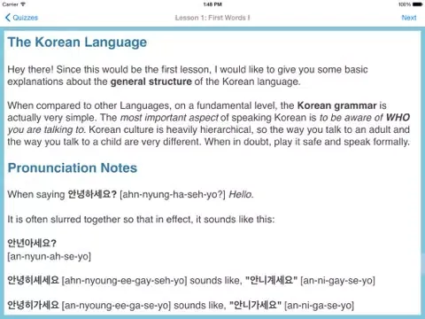 Скриншоты L-Lingo Learn Korean iPad 