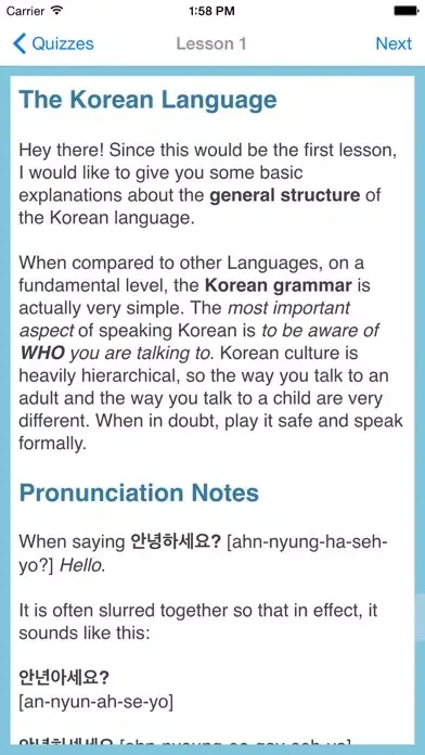 Скриншоты L-Lingo Learn Korean