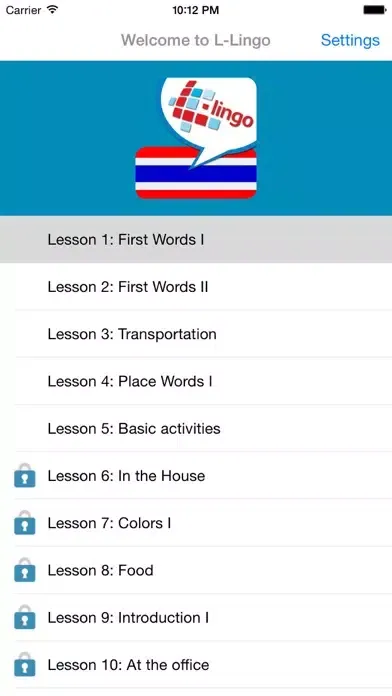 Скриншоты L-Lingo Learn Thai
