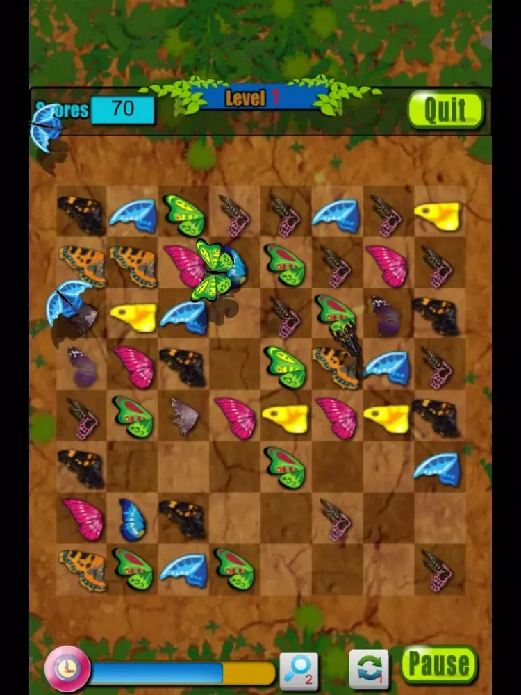 Butterfly Kyodai iPad  Screenshots