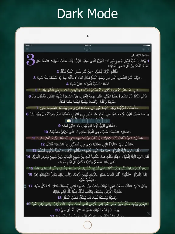 Arabic Audio Bible Scripture iPad  Screenshots