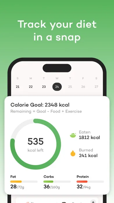 AI Calorie Scanner: CaloSnap 스크린샷