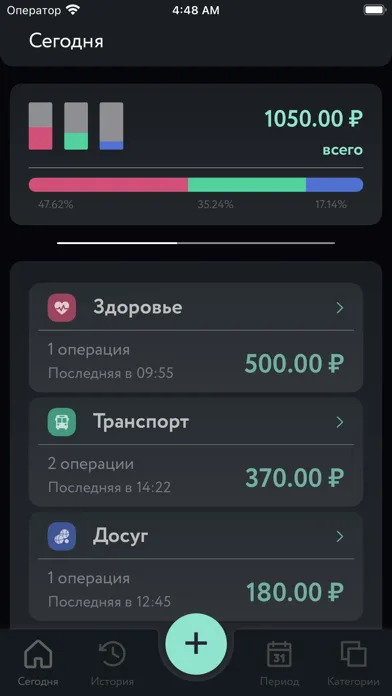 Capturas de tela do Капуста - учёт расходов