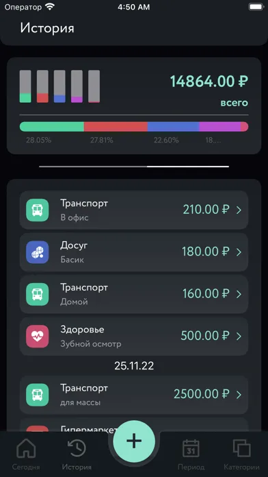 Capturas de tela do Капуста - учёт расходов