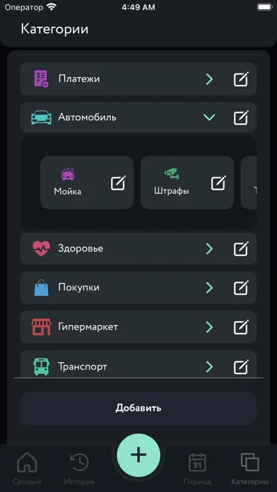 Capturas de tela do Капуста - учёт расходов