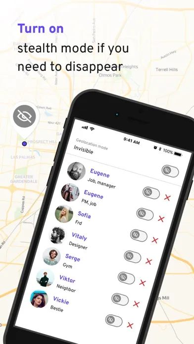 On Map:Locate your friends GPS Ekran Görüntüleri