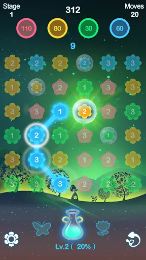 Tangkapan layar Flower Journey-Match 3 Dual Li