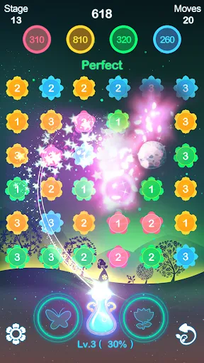 Tangkapan layar Flower Journey-Match 3 Dual Li