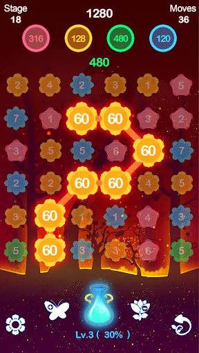 Tangkapan layar Flower Journey-Match 3 Dual Li