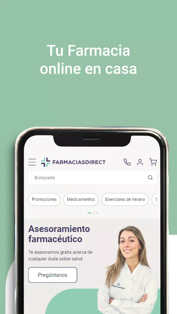Captures d'écran de Farmaciadirect:Farmacia Online