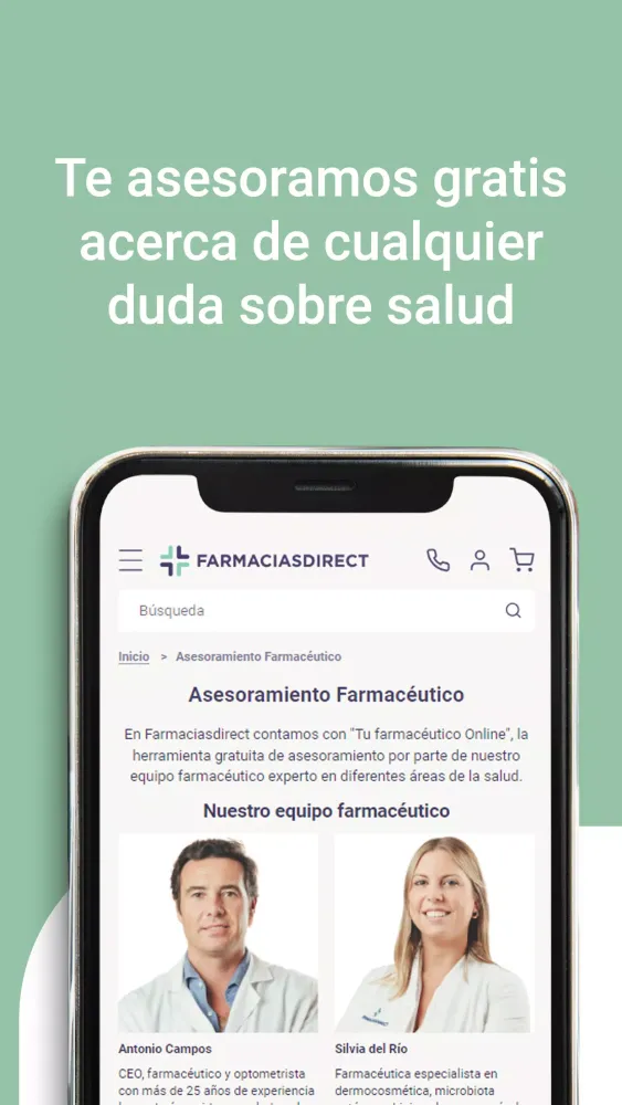 Captures d'écran de Farmaciadirect:Farmacia Online