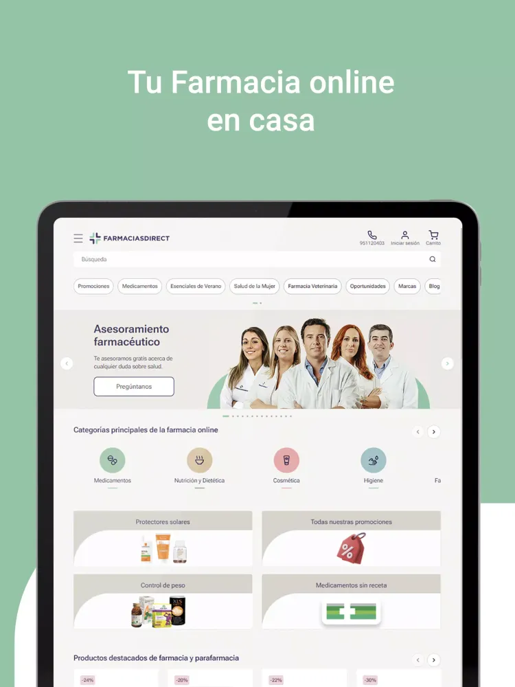 Captures d'écran de Farmaciadirect:Farmacia Online