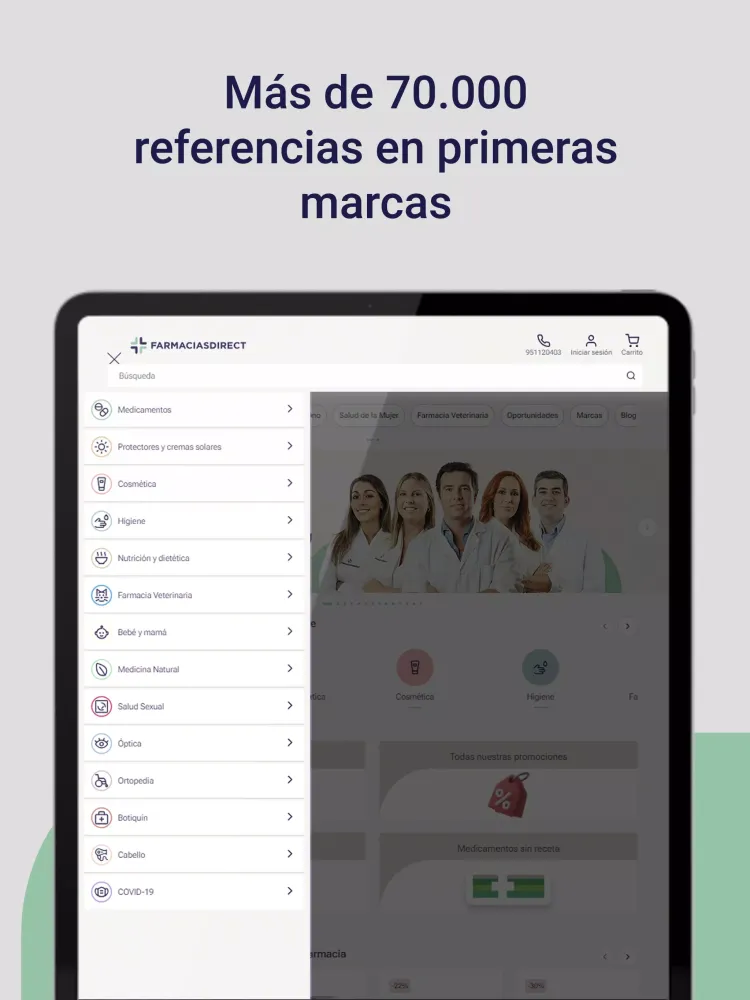 Captures d'écran de Farmaciadirect:Farmacia Online