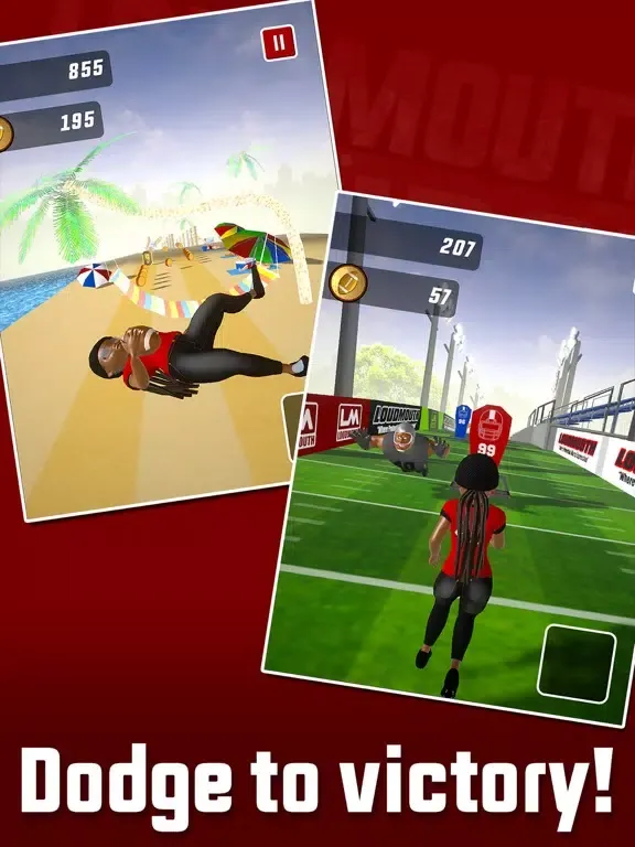 Capturas de pantalla de LOUDMOUTH Gridiron iPad 