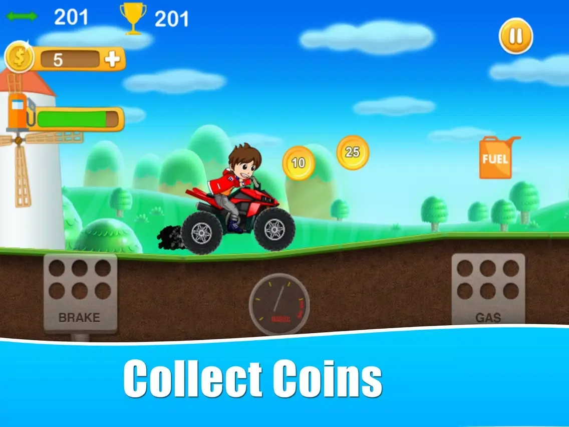 Tangkapan skrin Yokai Moto Racing iPad 