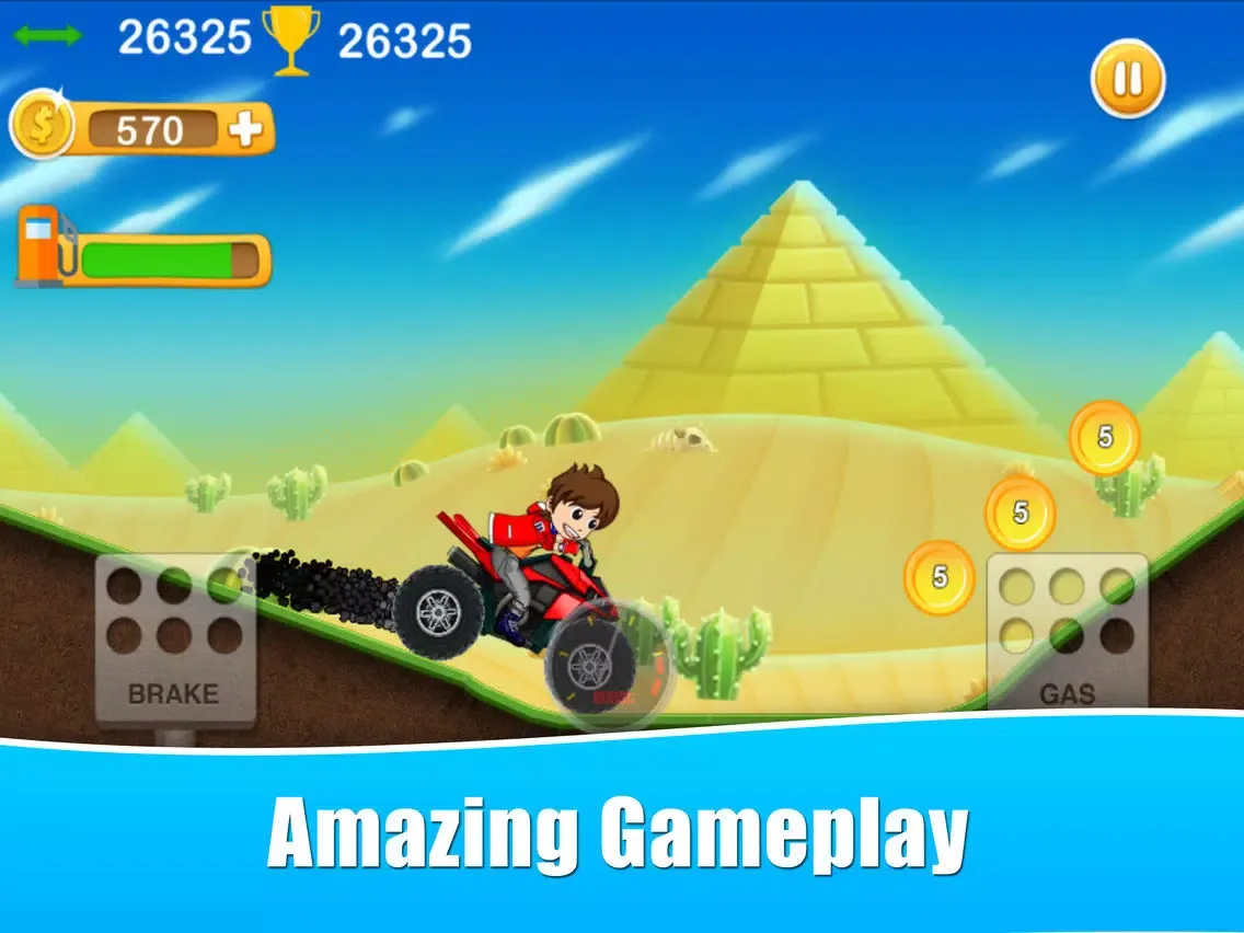 Tangkapan skrin Yokai Moto Racing iPad 