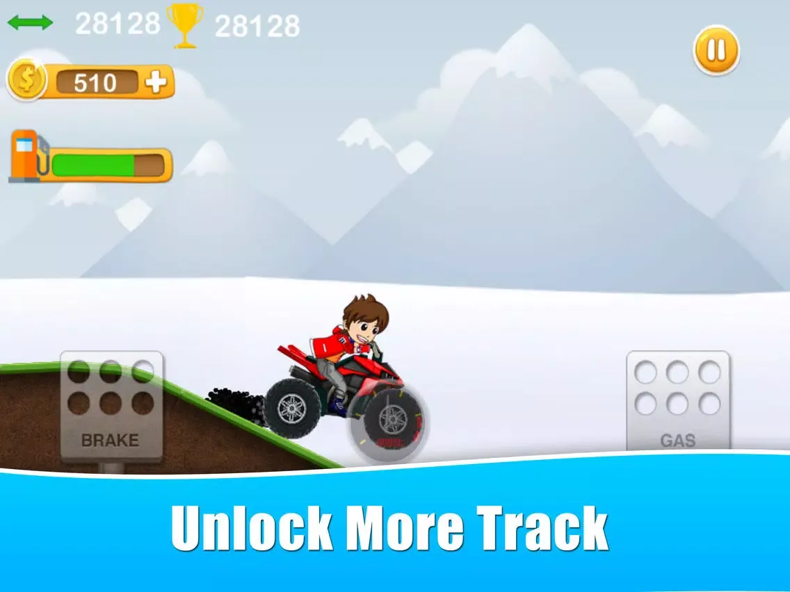 Tangkapan skrin Yokai Moto Racing iPad 
