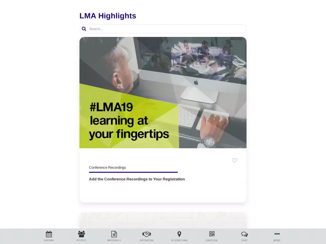 Captures d'écran de LMA 2020 iPad 
