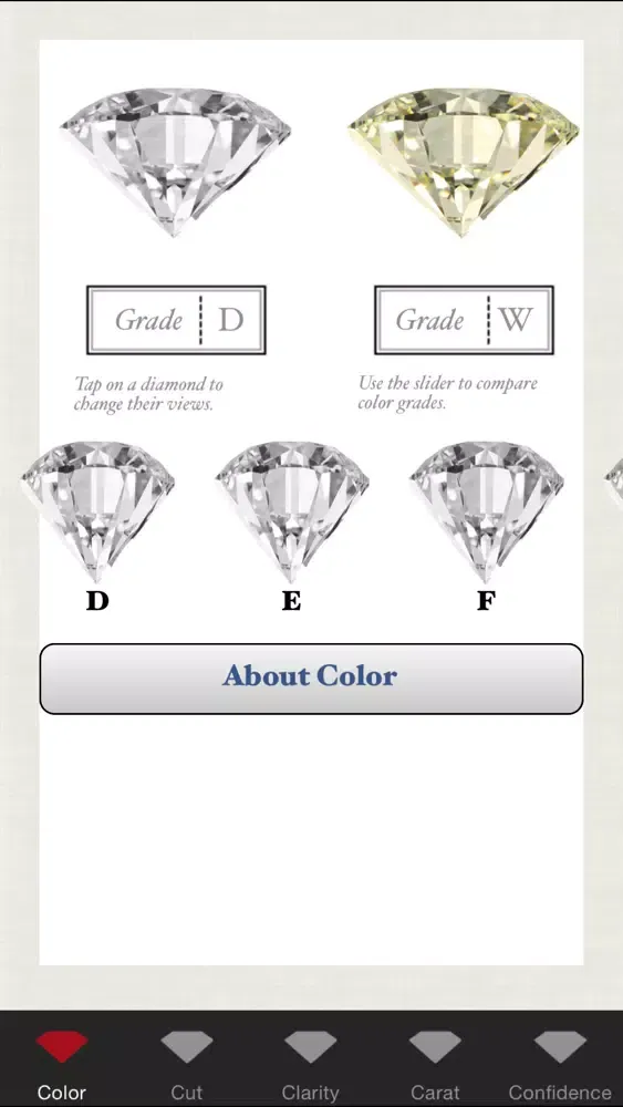 Lee Michaels Diamond Buying Guide Screenshots