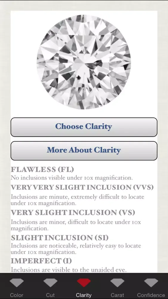 Lee Michaels Diamond Buying Guide Screenshots