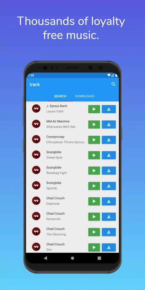 Zrzuty ekranu LMR - Copyleft Music