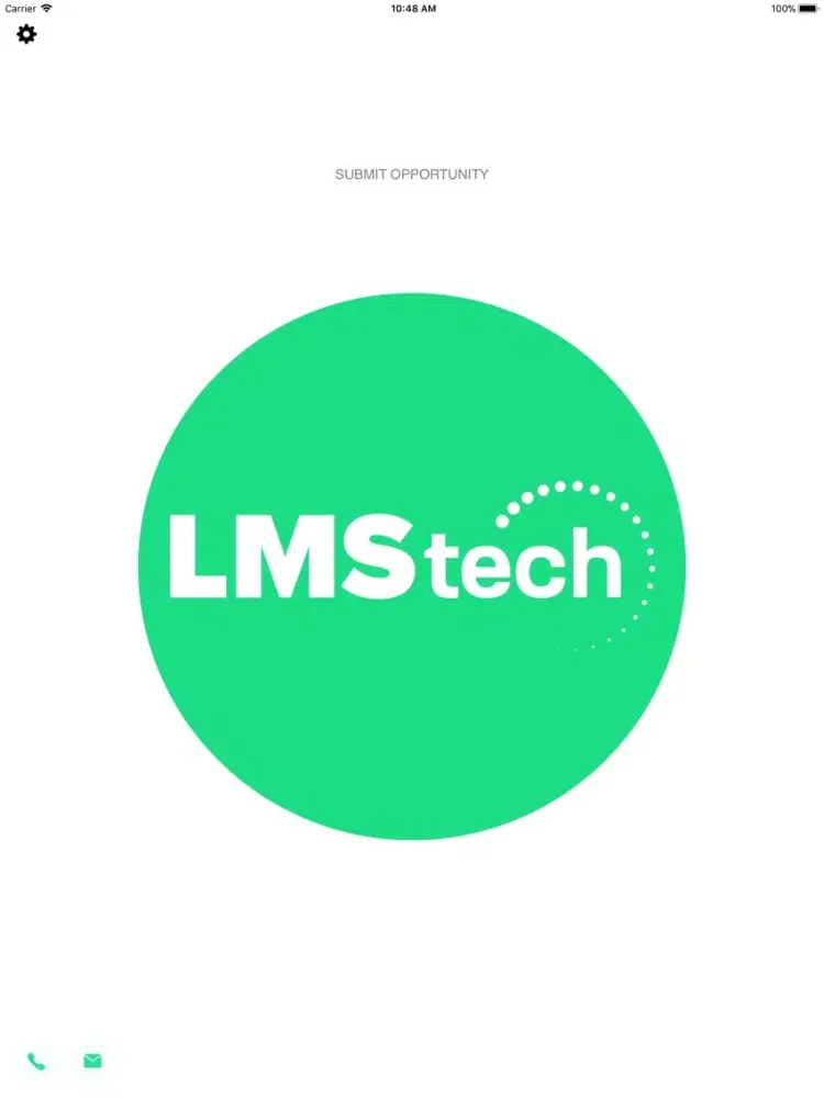 Ảnh chụp màn hình của LMS Green Button iPad