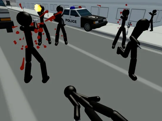 Capturas de tela do Stickman City Shooting 3D iPad 
