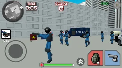 Capturas de tela do Stickman City Shooting 3D