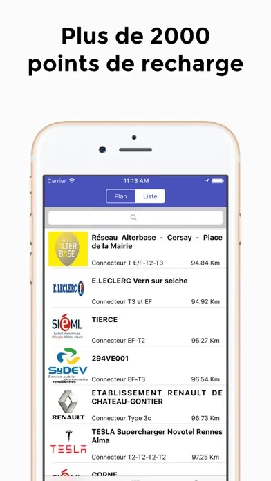 Ảnh chụp màn hình của FranceCharge
