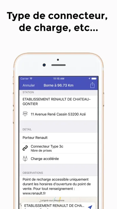 Ảnh chụp màn hình của FranceCharge