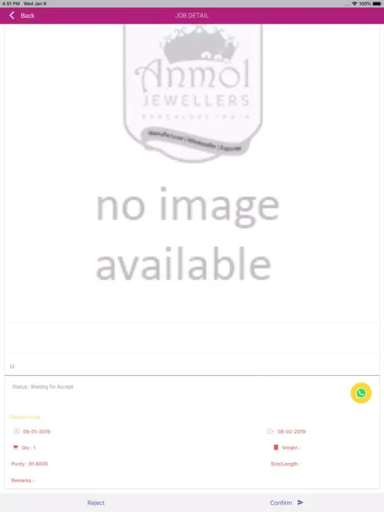 Capturas de pantalla de Anmol Jewellers Karigar iPad 