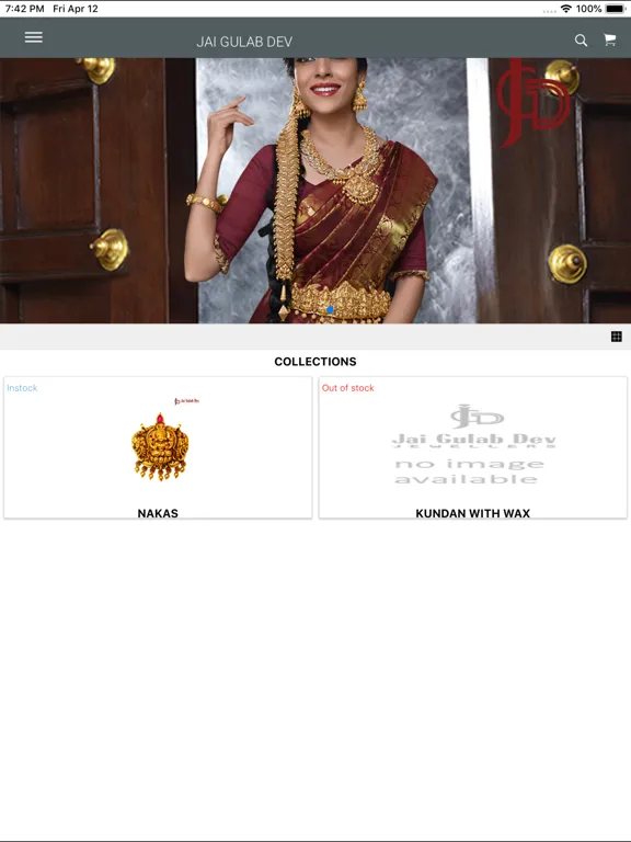 Jai Gulab Dev Jewellers iPad 应用截图