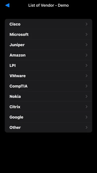 Screenshot di IT Exam Quick Reference