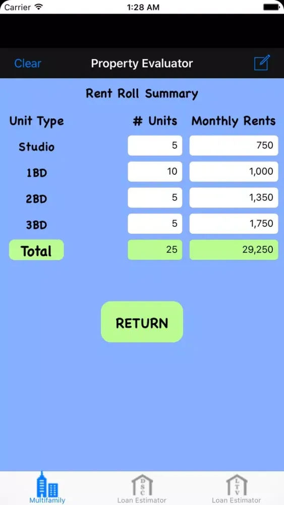 MRE: Multifamily Real Estate Calculator 스크린샷