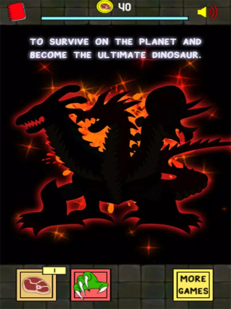 Dinosaur Evolution | Tap Meat of the Crazy Mutant Clicker Game iPad  سکرین شاٹس