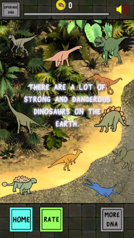 Dinosaur Evolution | Tap Meat of the Crazy Mutant Clicker Game سکرین شاٹس