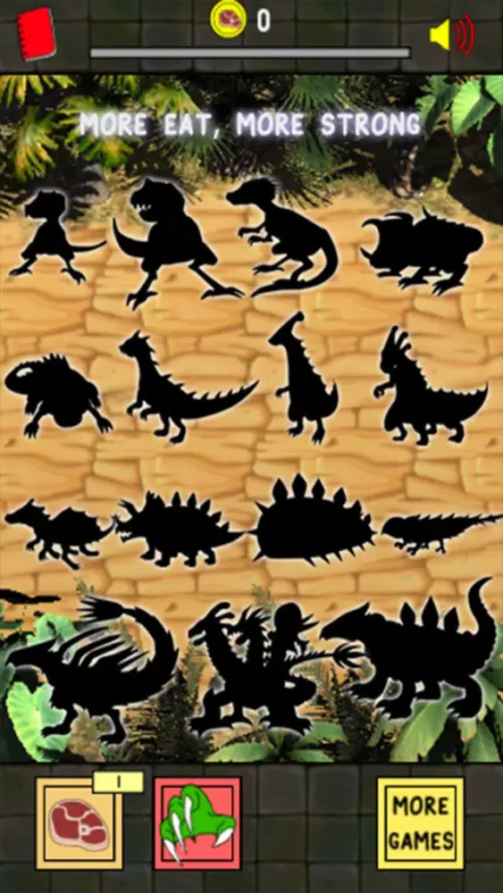 Dinosaur Evolution | Tap Meat of the Crazy Mutant Clicker Game سکرین شاٹس